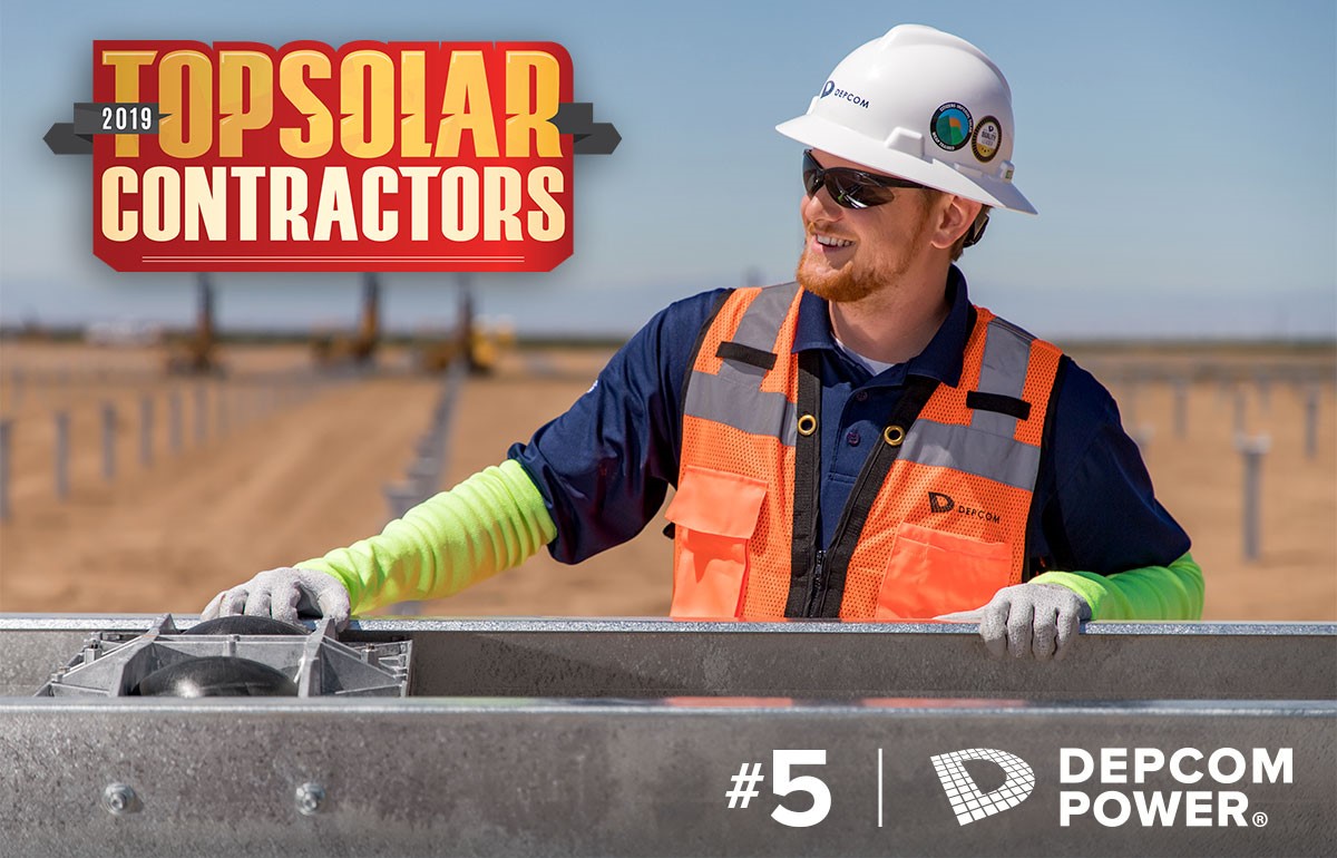 Power Named a Top Five EPC Solar Contractor by 2019 Top 400